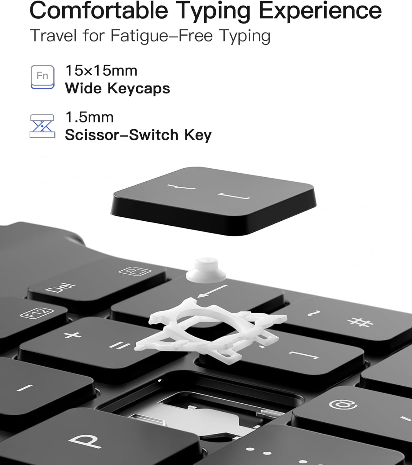 Inateck - Samsung Tab A9+ Case + Keyboard