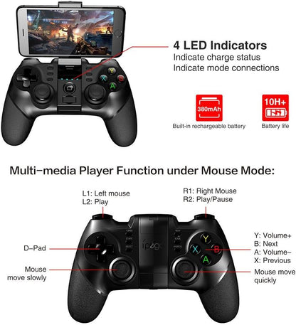 Ipega - 3 in 1 Wireless Controller PG-9076