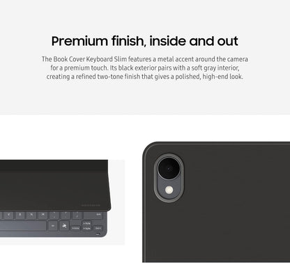 Samsung -  Galaxy Tab S11 Book Cover Keyboard Slim - Black