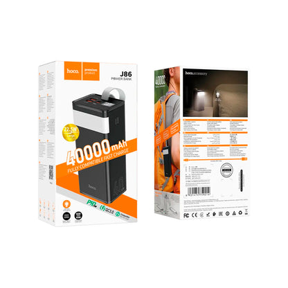 Hoco - J86 -  PowerBank 40000Mah 22.5w