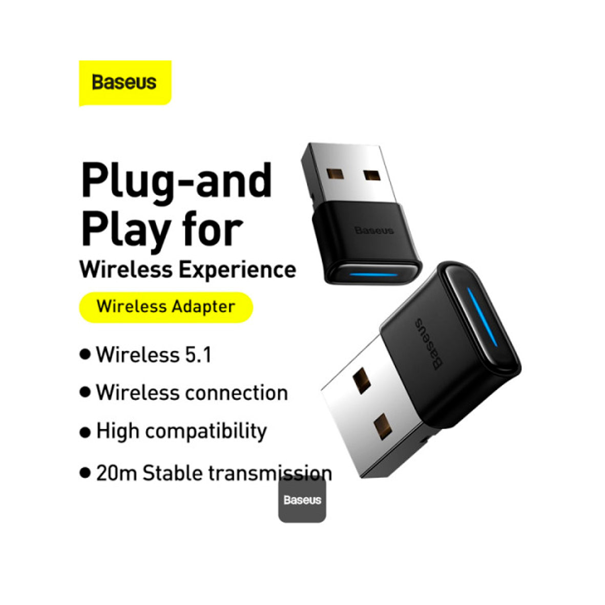 Baseus - USB Wireless Adapter 5.0