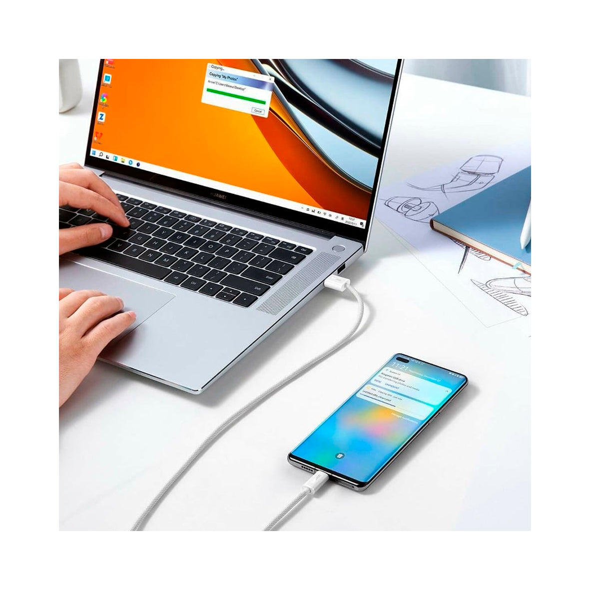 Baseus - USB-A / USB-C 100W 1m