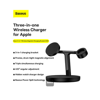 Baseus - Swan 3 in 1 Wireless