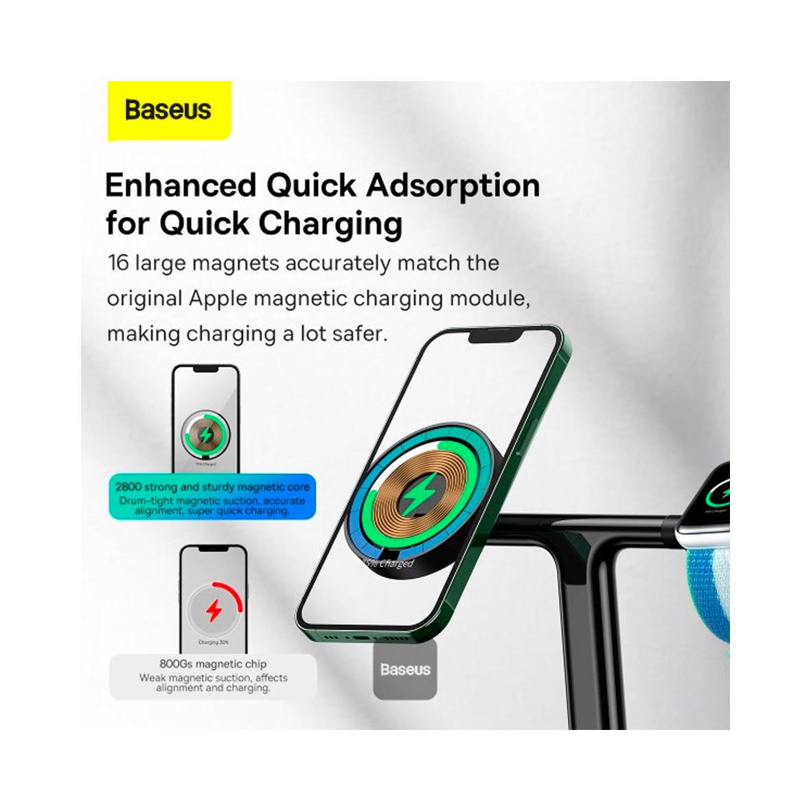 Baseus - Swan 3 in 1 Wireless