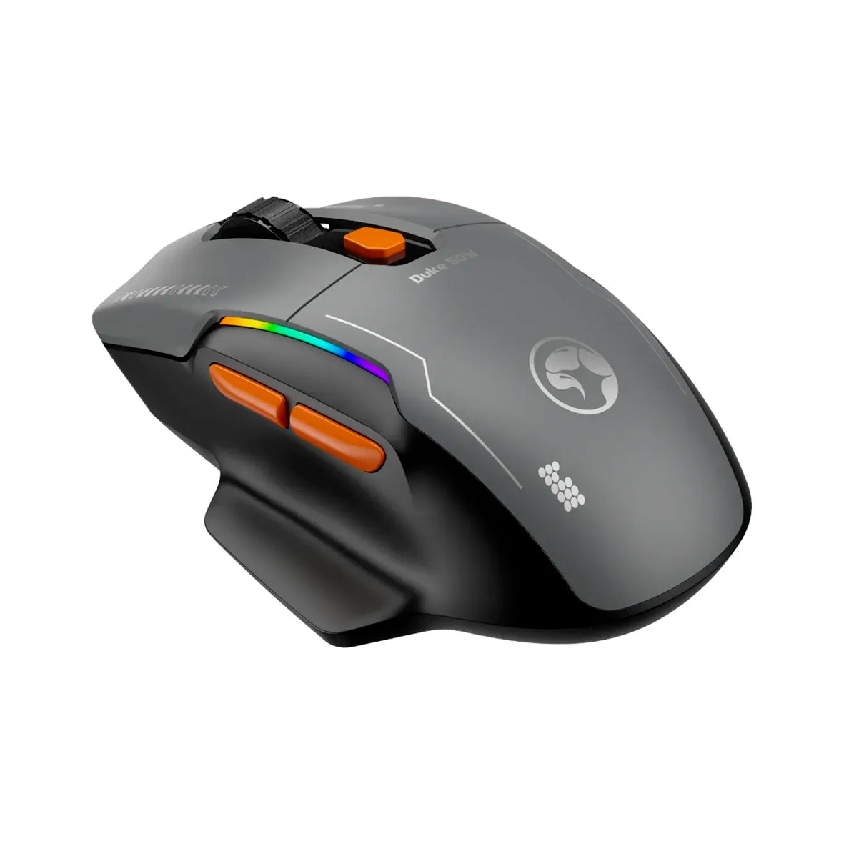 Marvo - Scorpion M368W Duke 50W Wireless Mouse - Black/Orange