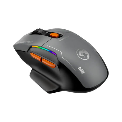 Marvo - Scorpion M368W Duke 50W Wireless Mouse - Black/Orange