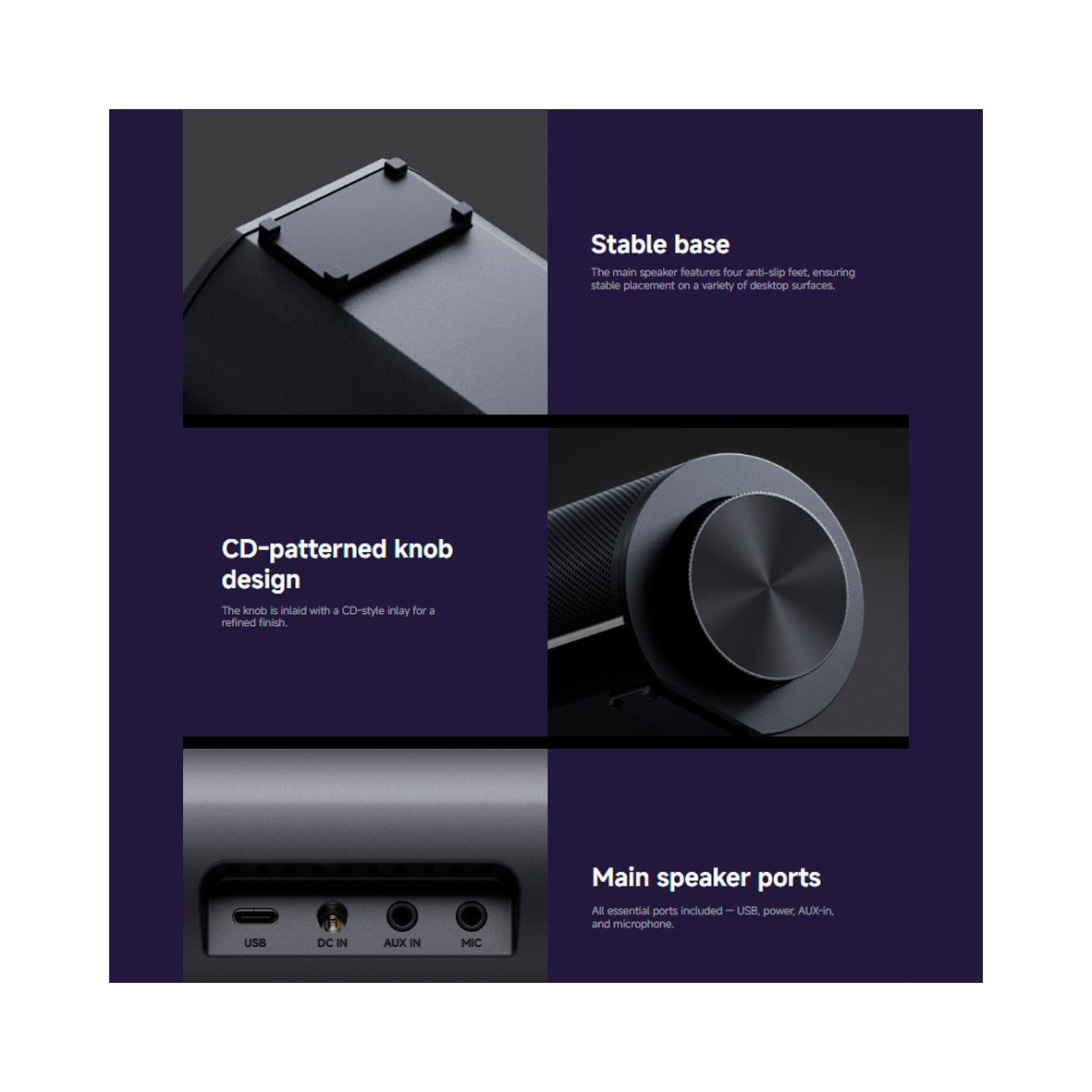 Xiaomi - desktop Speaker Pro Set Black