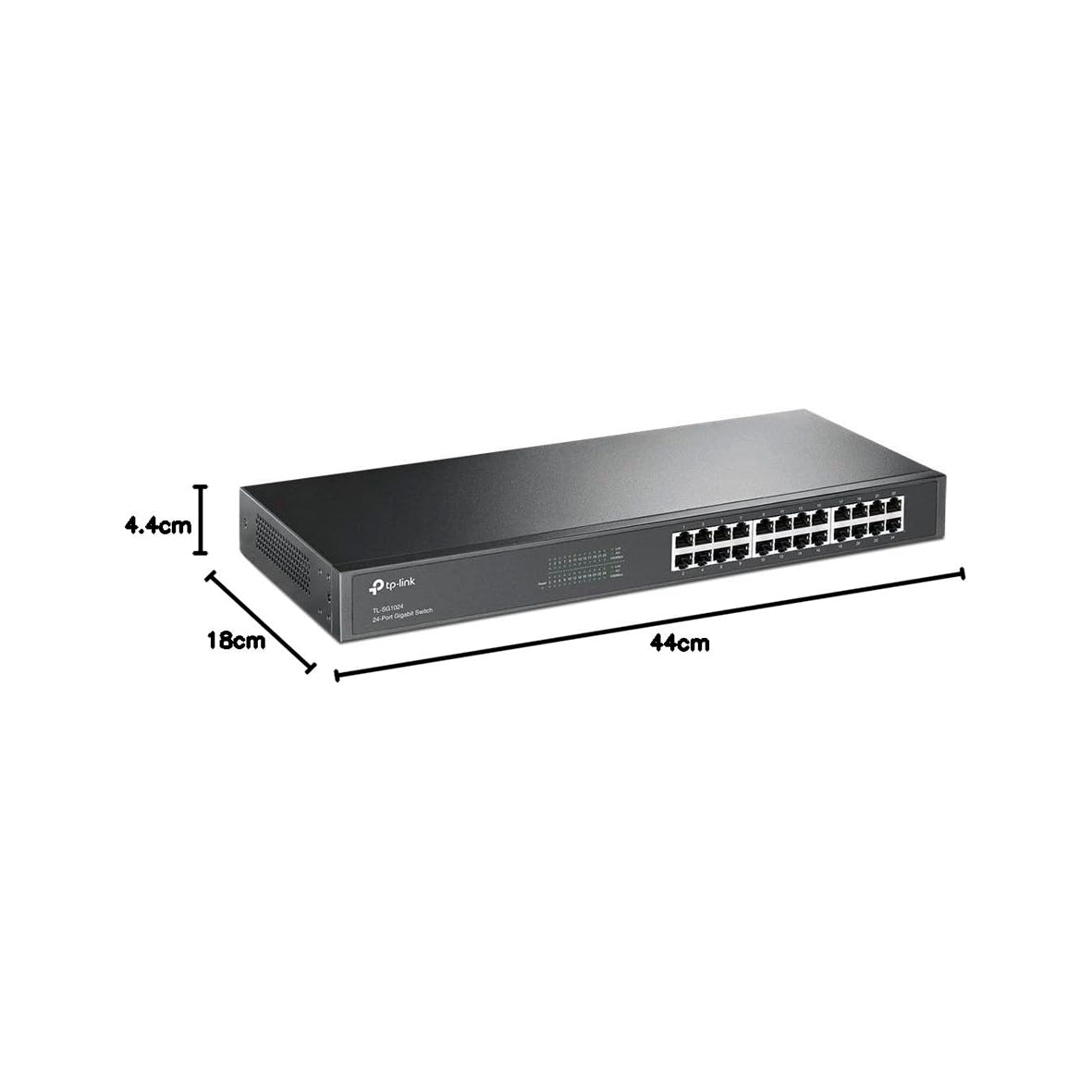 Tp-Link - 24-Port Gigabit Rackmount Switch TL-SG1024  - Grey