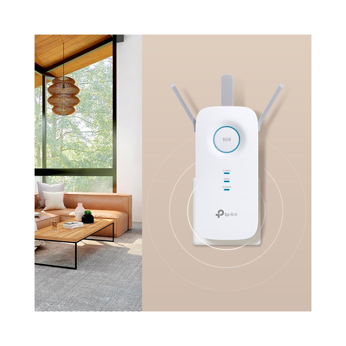 Tp-Link - AC1900 Dual Band Mesh Wi-Fi Extender