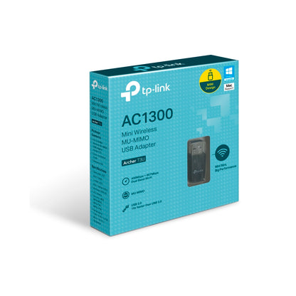 TP-Link - AC1300 Mini Wireless MU-MIMO USB Adapter Archer T3U