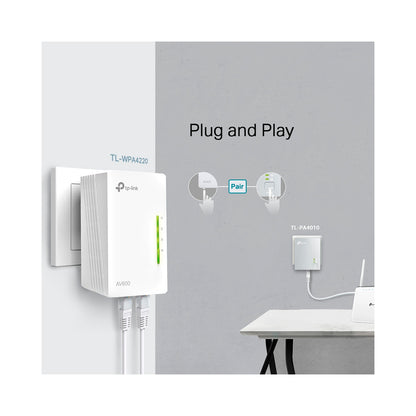 Tp-Link - Powerline Adaptor WiFi Extender 3-Pack Kit  - White