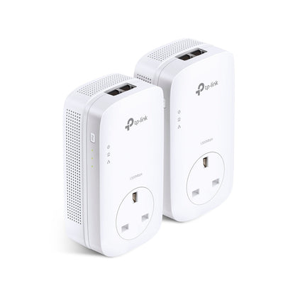 Tp-Link - Powerline Kit with Passthrough  TL-PA9020P - White