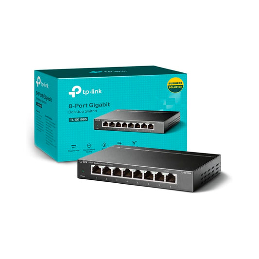 Tp-Link - 8 Port Gigabit Desktop Switch - TL-SG108S