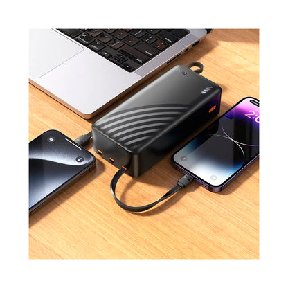 Hoco - J14B -  PowerBank 30000Mah 4w Cables