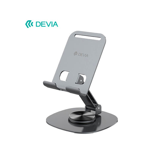 Devia - 360 Degrees - Desktop Smartphone Foldable Metal Stand - Black