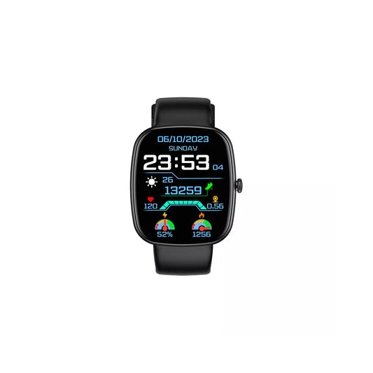 Devia - WT5 - Wireless Calling Bluetooth Waterproof Smartwatch - Black