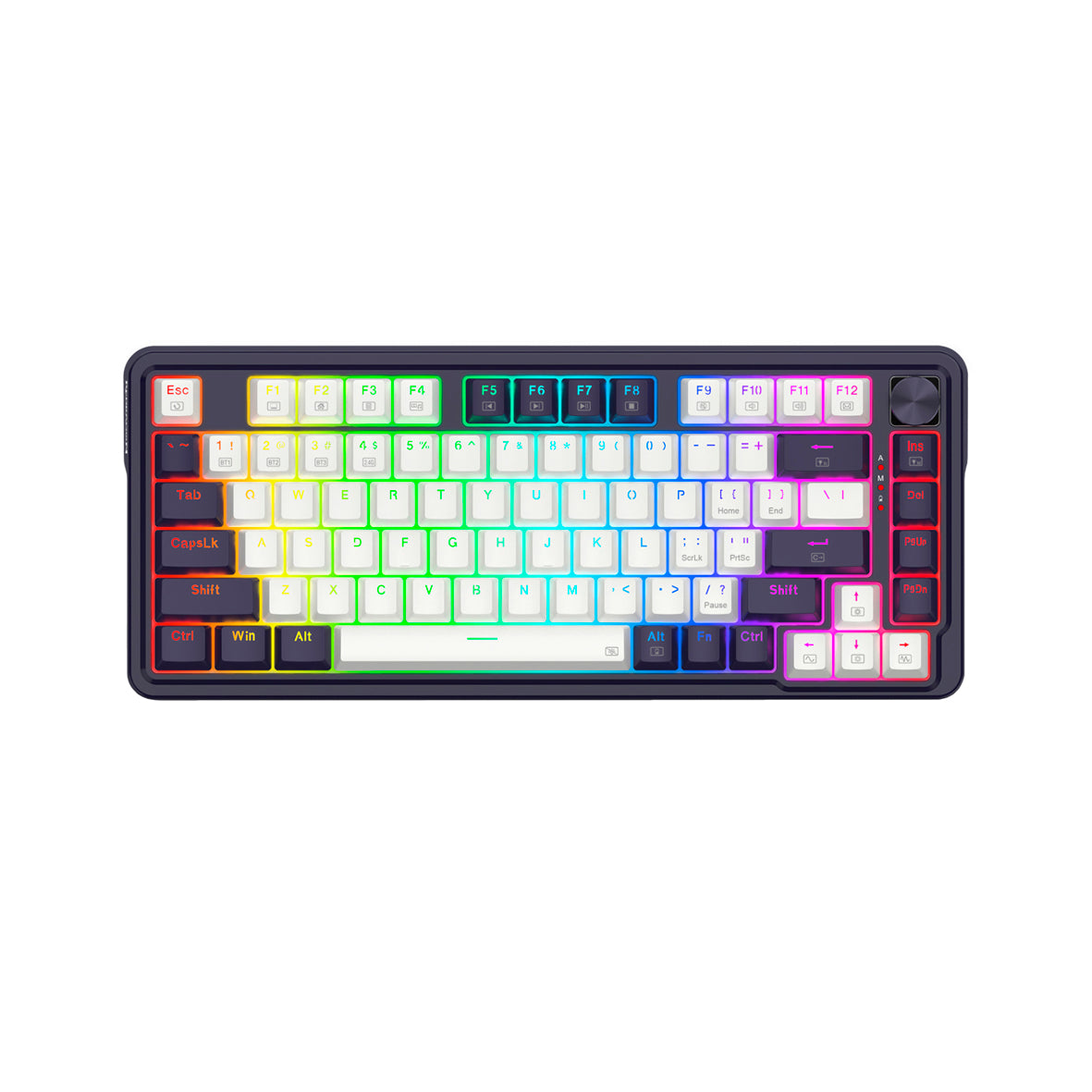 Redragon - K673 Ucal Pro 75% Wireless Gasket RGB Gaming Keyboard - Black