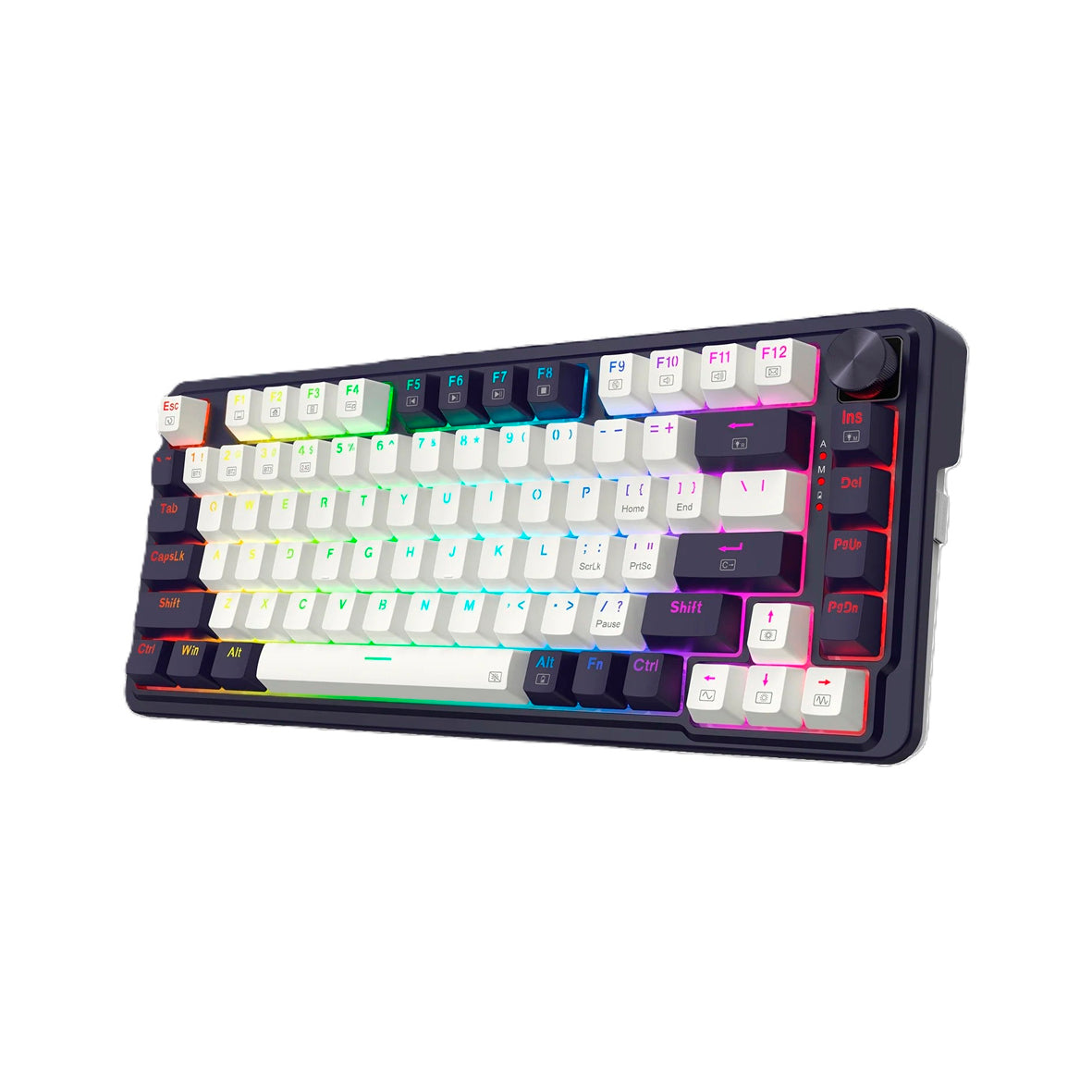 Redragon - K673 Ucal Pro 75% Wireless Gasket RGB Gaming Keyboard - Black