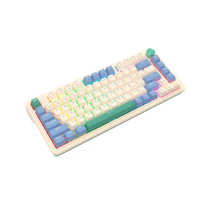 Redragon - K673 Ucal Pro 75% Wireless Gasket RGB Gaming Keyboard - White