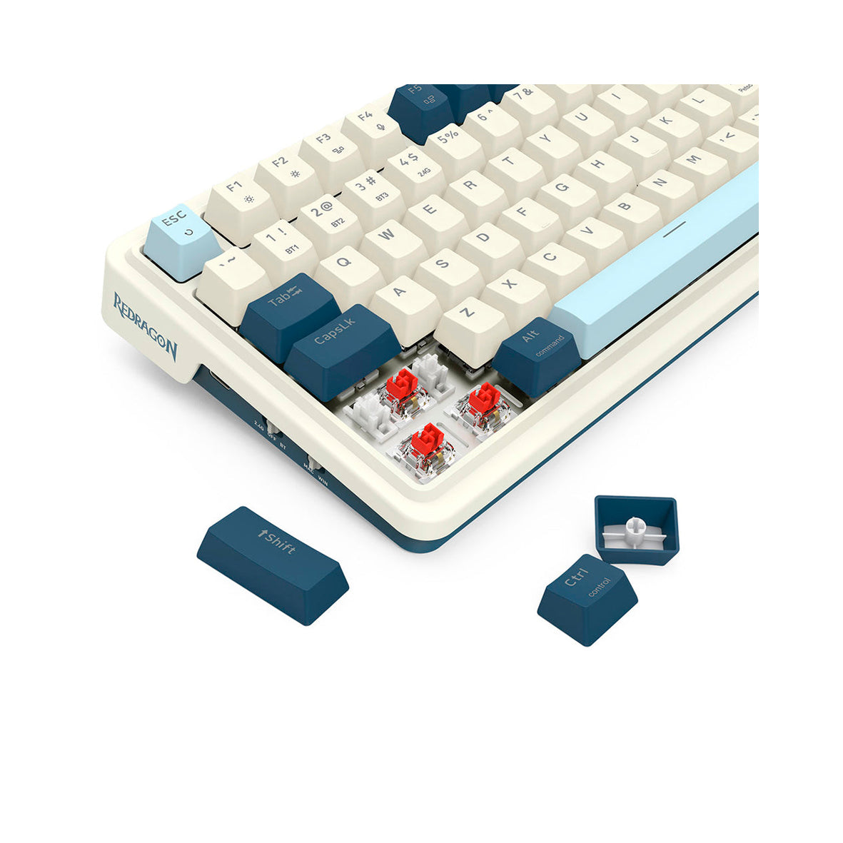 Redragon - K686 Eisa Pro Wireless Gasket RGB Gaming Keyboard