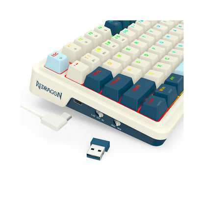 Redragon - K686 Eisa Pro Wireless Gasket RGB Gaming Keyboard