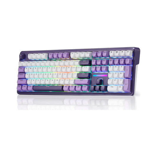 Redragon - K745 Antonium Pro 108Gasket RGB Gaming Keyboard - Purple