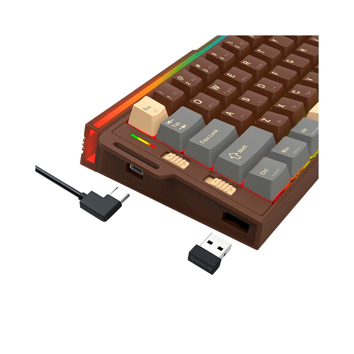 Redragon - K5752 Nolan Wireless Mechanical Keyboard 60%