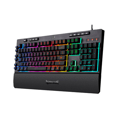 Redragon - K512 Shiva RGB Blacklit Membrace Gaming Keyboard