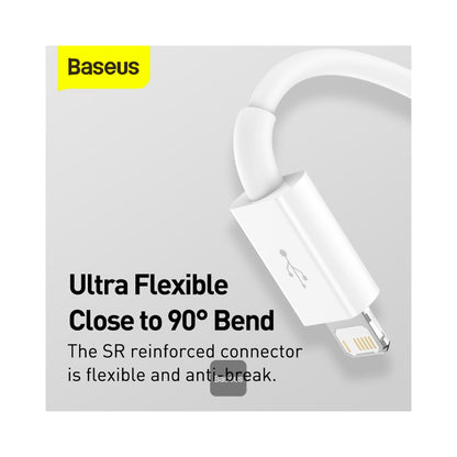 Baseus - 3 in 1 Cable 1.5 m - White