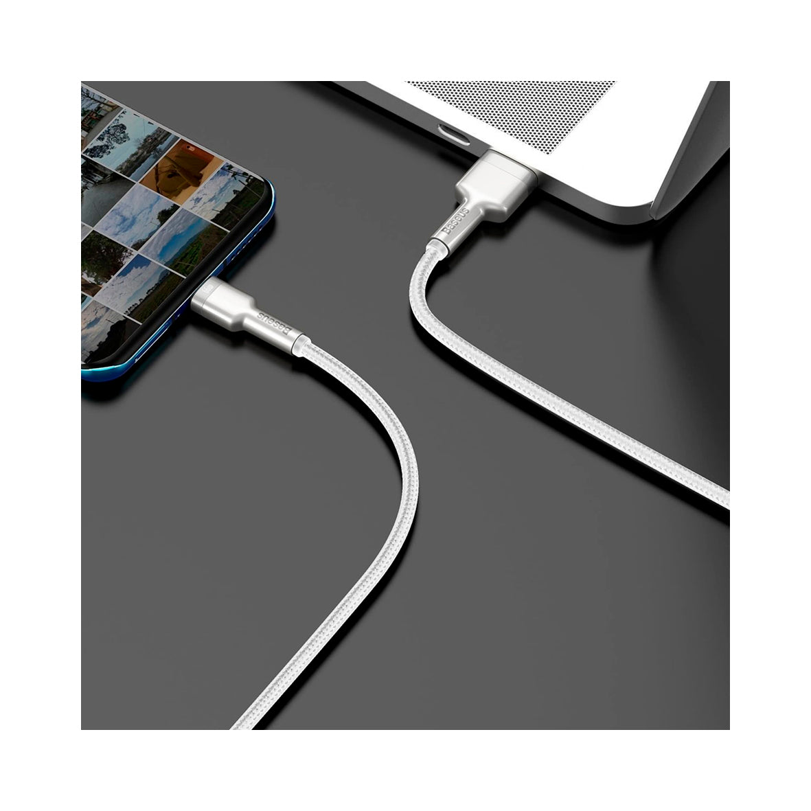 Baseus - Metal Series USB-A to USB-C 66W 1m