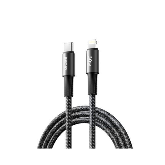 Remax - CB25 30W Fast Charging USB-C To Lightning 1.2M - Black