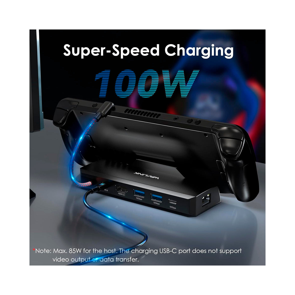Wavlink - Steam Deck Dock 6in1 Docking station For Steam Deck ROG Ally