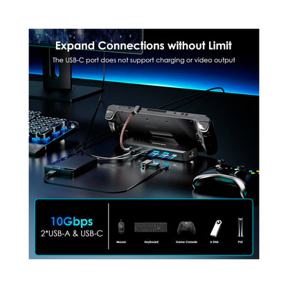 Wavlink - Steam Deck Dock 6in1 Docking station For Steam Deck ROG Ally