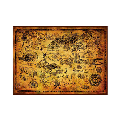 USAOpolly - Zelda Hyrule Map - 1000 Pieces Puzzle