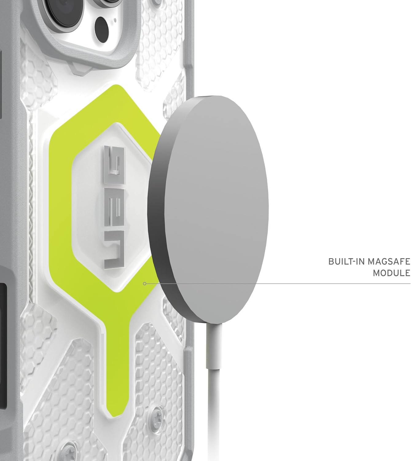 UAG - iPhone 16 Pro Pathfinder MagSafe Case+Lanyard - Neon