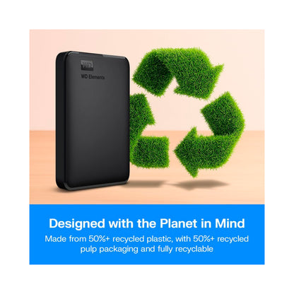 WD Elements - 2 TB Portable Hard Drive