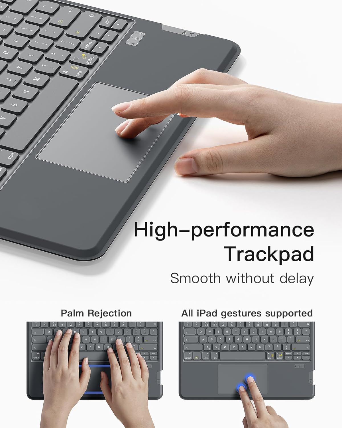 Inateck - Ipad Air 13 M3 Keyboard Case