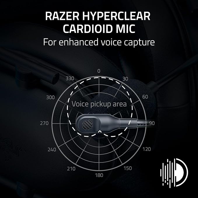 Razer -  Blackshark V2 X - Wired Console Esports Headset - Black