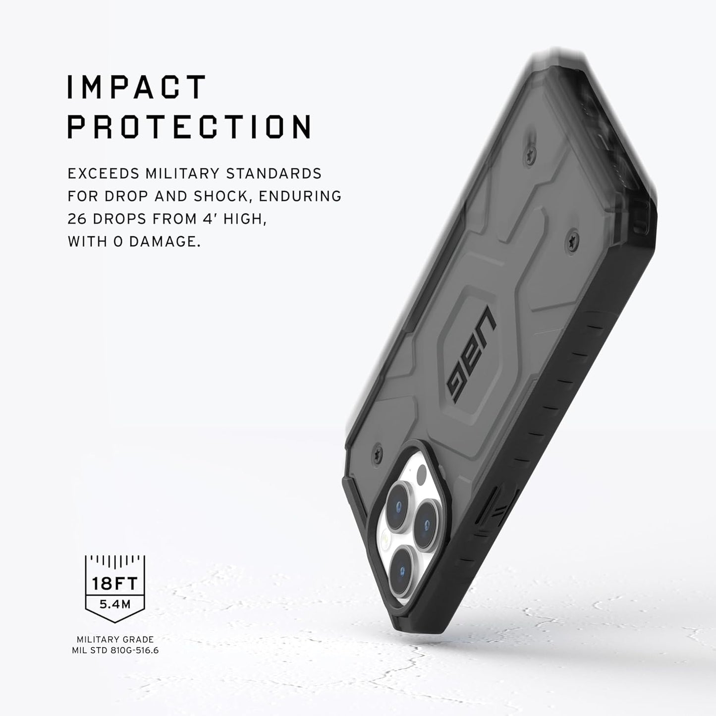 UAG - iPhone 15 Pro Pathfinder MagSafe Case - Silver