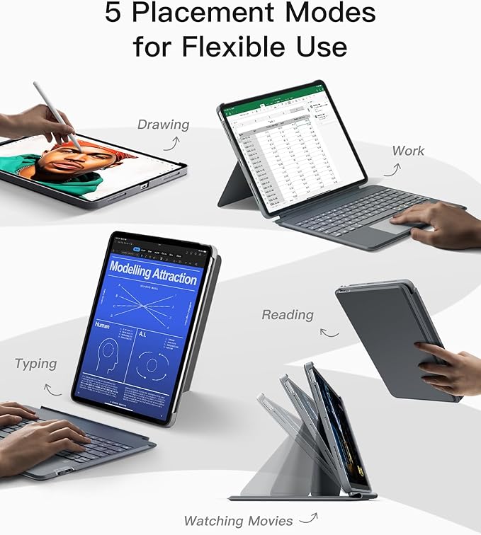 Inateck - Ipad Air 13 M3 Keyboard Case