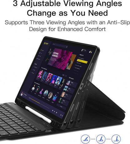 Inateck - Samsung Tab A9+ Case + Keyboard