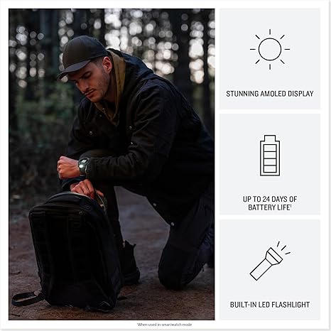 Garmin - Instinct 3 Amoled Tactical