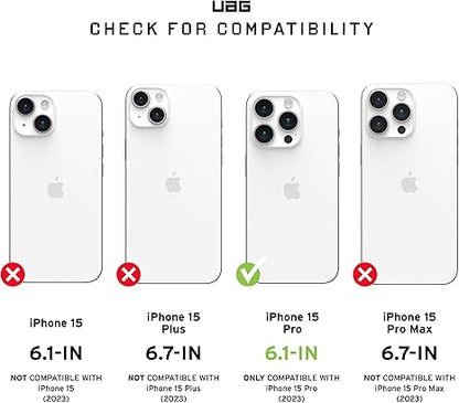 UAG - iPhone 15 Pro Pathfinder MagSafe Case - Silver