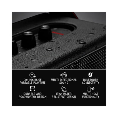 Marshall - Kilburn II - Portable Bluetooth Speaker - Black and Brass