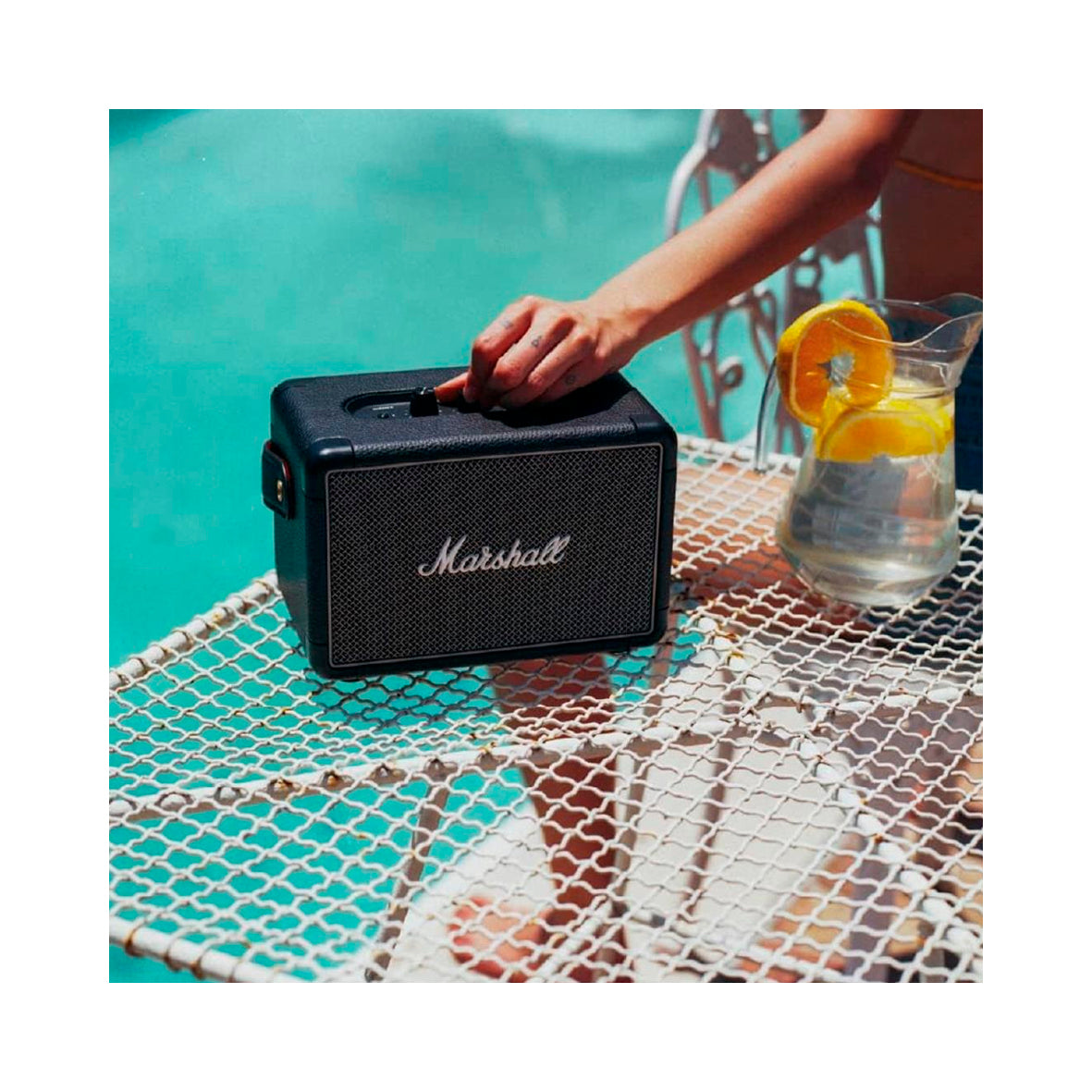 Marshall - Kilburn II - Portable Bluetooth Speaker - Black and Brass