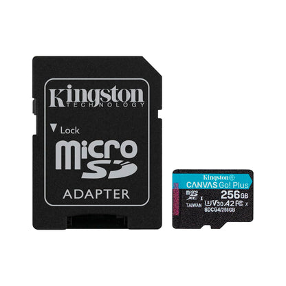 Kingston - Canvas Go Plus microSDXC Memory Card Gen4 200MB/s - 256GB Card