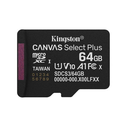 Kingston - Canvas Select Plus microSD Memory Card 64GB