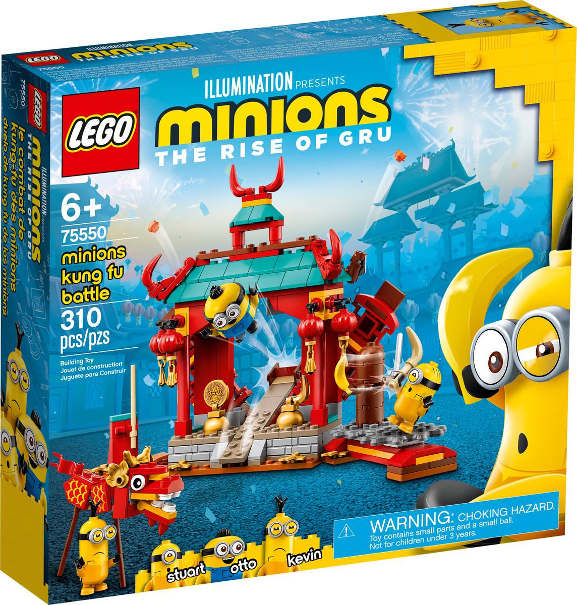 Lego Minions The Rise Of Gru - Minions Kung Fu Battle (75550)