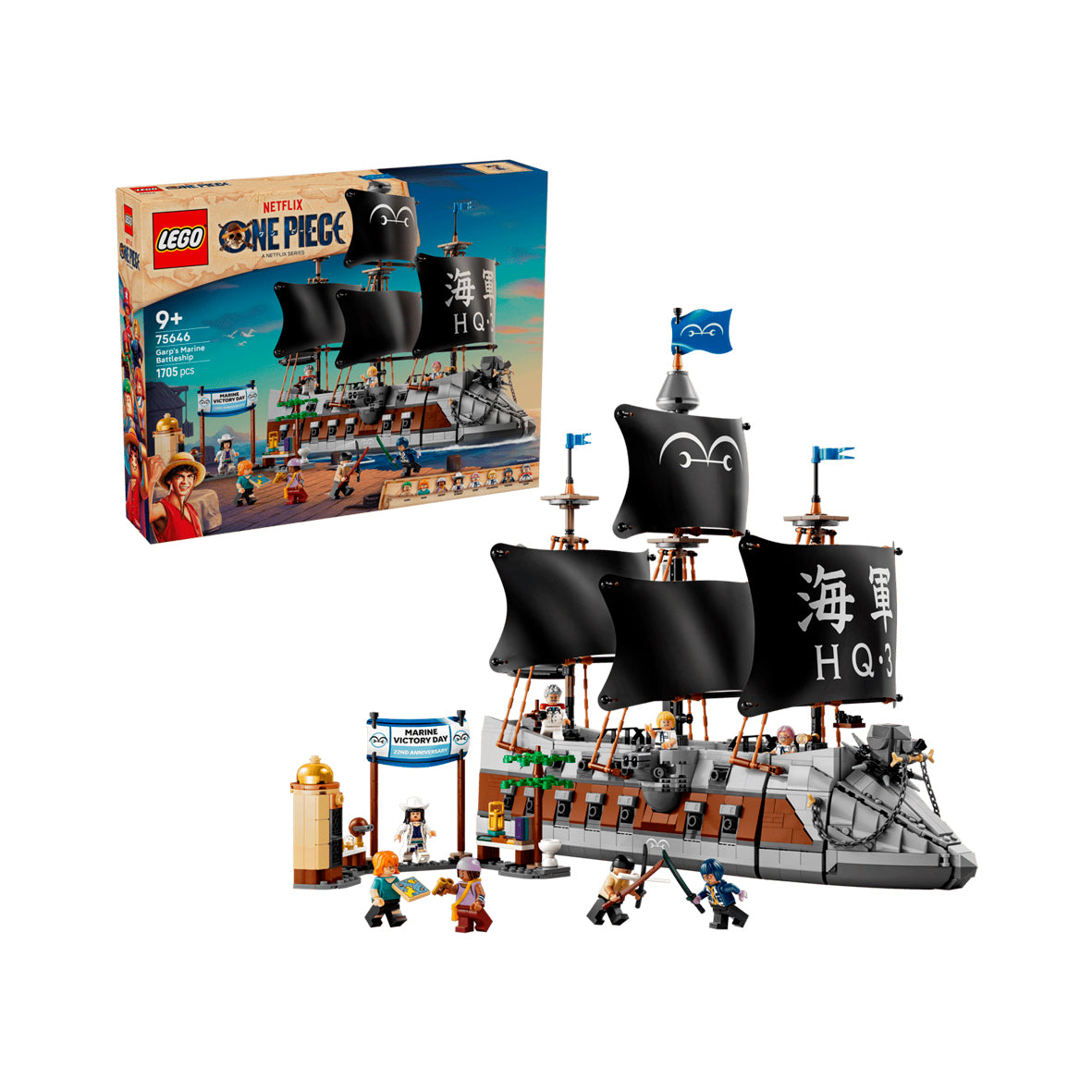 LEGO One Piece - Garp's Marine Battleship (75646)