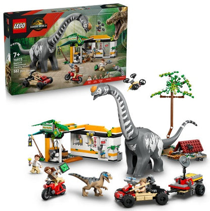 LEGO Jurrasic World - Raptor & Titanosaurus Tracking Mission (76973)